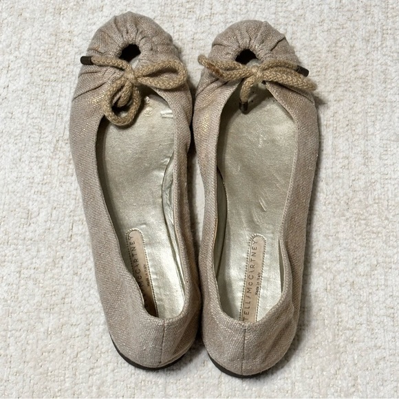 Stella McCartney flats rare linen burlap size 38 -7 - Picture 10 of 10